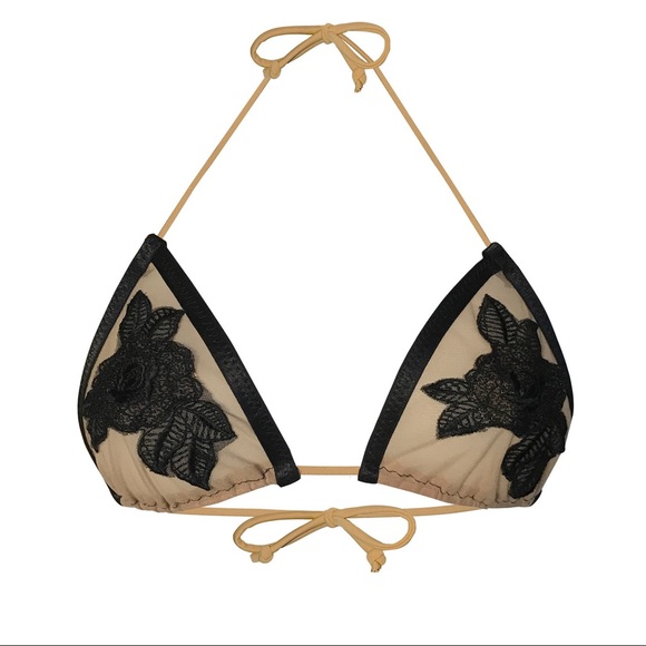 Rose Lined Triangle Top- - Picture 2 of 3